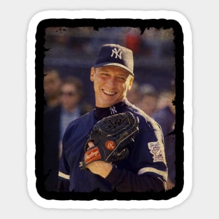 David Cone in New York Yankees Sticker